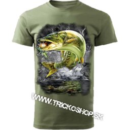 Pánske tričko Šťuka z vody 3