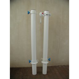 Nohejbalové stĺpiky DOR-SPORT do puzdier - vnútorné, 102 mm (Stĺpiky na nohejball - oceľové stĺpiky určené do puzdier. Povrchová úprava komaxit, vrátane objímok, bez puzdier.)