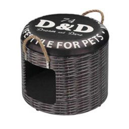 EBI D&D PET-BOX SMALL RATTAN 30X26CM Domček a taburet