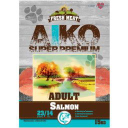 AIKO SUPER PREMIUM FRESH MEAT Salmon 23/14 15kg s čerstvým lososom