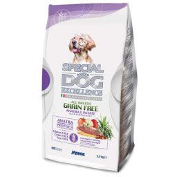 SPECIAL DOG EXCELLENCE ALL BREEDS GRAIN FREE kačica + zemiaky 2,5kg 29/18 superprémium