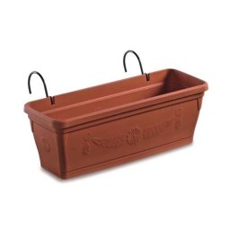 STEFANPLAST Primavera hrantík 50x18x17cm s kovovými držiakmi na zavesenie na zábradlie