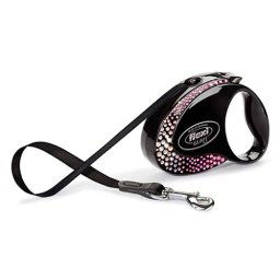 flexi Glam Composition popruh S 3m čierne 12kg SWAROVSKI®