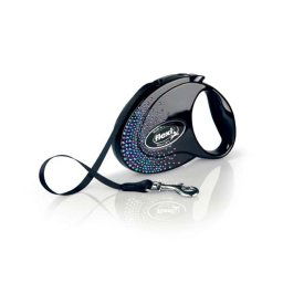 flexi Glam Splash Mystic popruh M 5m čierne 25kg SWAROVSKI®