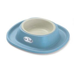 COBBYS PET Soft Touch PP 28x28x5,5cm držiak z gumy s plastovou miskou 0,6l