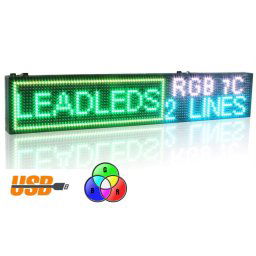 LED informačný panel s podporou 7 farieb - 51 cm x 15 cm