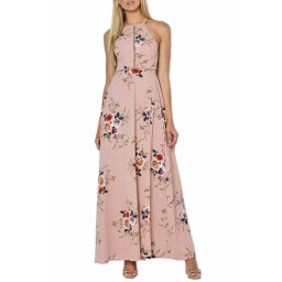 Maxi šaty Floral - marhuľové