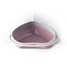 COBBYS PET Shuttle Corner 49x40x17,5cm rohová toaleta pre mačky