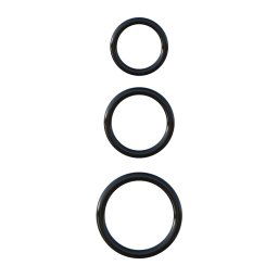 Pipedream Fantasy C-Ringz - Silicone 3-Ring Stamina Set