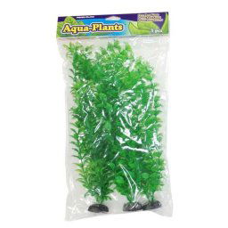 PENN PLAX Umelé rastliny 40,6cm zelené 3ks sada