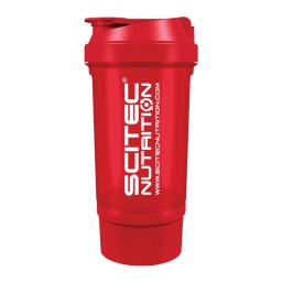 Shaker Traveller Scitec Nutrition červený priesvitný 500ml