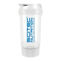 Shaker Traveller Scitec Nutrition biely priesvitný 500ml