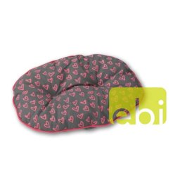 EBI D&D LOVELY PERLA-BED GREY-PINK ca.72x50x8cm