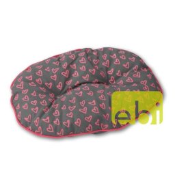 EBI D&D LOVELY PERLA-BED GREY-PINK ca.90x65x9cm