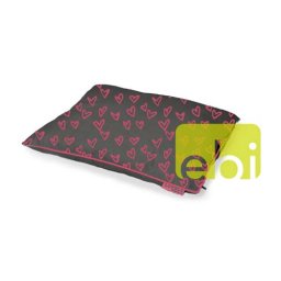 EBI D&D LOVELY PET-BED GREY-PINK ca.80x60x15cm