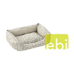 EBI D&D LOVELY DOMINO-BED BEIGE-WHITE ca.85x70x27cm