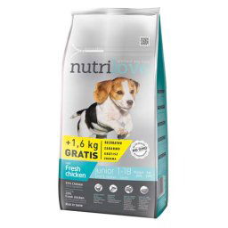 Nutrilove Dog granule s čerstvým mäsom pes Junior malé&stredné plemená 8kg