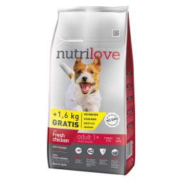 Nutrilove Dog granule s čerstvým mäsom pes Adult malé plemená 8kg