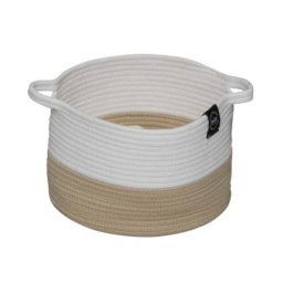 EBI D&D HOMECOLLECTION PET-CAVE RIBBON WHITE-BEIGE 30x30x20cm