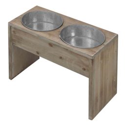 EBI D&D HOMECOLLECTION DINNERSET 4 55x28x40cm/WOOD&ZINC/X-LARGE