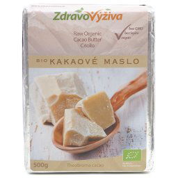 BIO Kakaové maslo Criollo RAW 500g Zdravovýživa