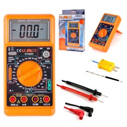 Profi multimeter KT890 s meraním teploty a kapacity