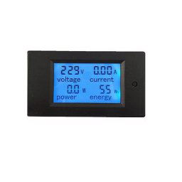 5V1 Merač elektrickej energie wattmeter (V,A,W,Wh,alarm)