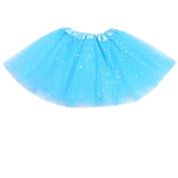 Dolly tutu sukňa s trblietkami modrá