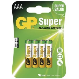 AAA GP Alkalická Batériá 1.5V - 4ks