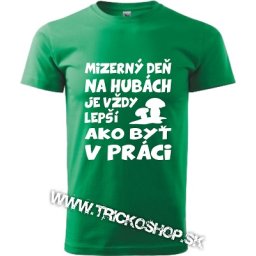 Tričko pre hubára