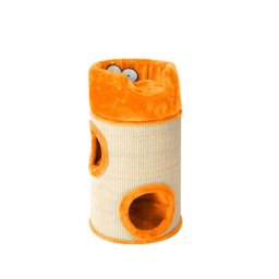 EBI COOCKOO CAT DOME DE LUXE 34x34x72cm with cushion orange