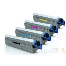 Tonery OKI 43698501 Multipack CMYK - štvorbalenie renovovaných tonerov pre OKI C8600/8800