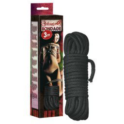 Bondage lano Black Rope Shibari
