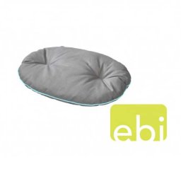 EBI D&D Ovelly perla bed 105x73x9,5cm, Dark-grey with Mint-piping