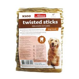 LES FILOUS Točené byvolie tyčinky 12,75cm 7/8mm 100ks