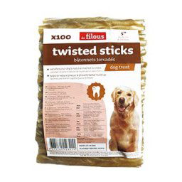 LES FILOUS Točené byvolie tyčinky 12,75cm 4/6mm 100ks