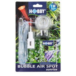 HOBBY Bubble Air Spot sunrise okysličovač s červeným LED osvetlením