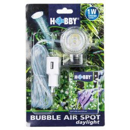 HOBBY Bubble Air Spot daylight okysličovač s bielym LED osvetlením