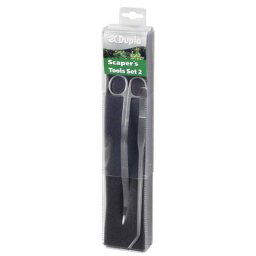 DUPLA Scaper's Tools Set 2- 270x4 mm pinzeta + nožnice, zakrivené