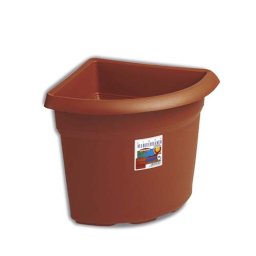 STEFANPLAST Plastový kvetináč rohový "Linia Mediterraneo" 45x45x40cm 35l