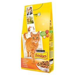 FRISKIES Kura a Zelenina 1,7kg granule pre mačky