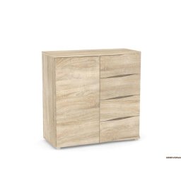 Drevona, Komoda kombinovaná, 100cm, viac farieb, REA WAVE 6