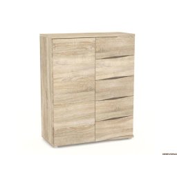 Drevona, Komoda kombinovaná, 100cm, viac farieb, REA WAVE 7