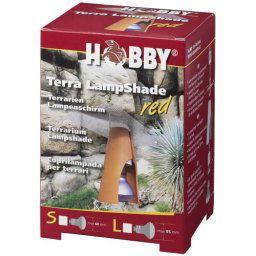 HOBBY Terra LampShade S red - kryt na osvetlenie pre plazy