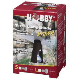 HOBBY Terra LampShade S brown - kryt na osvetlenie pre plazy