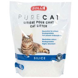 ZOLUX Silikónová podstielka naturálna 8l