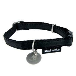 ZOLUX MAX LEATHER Obojok kožený čierny 20mm