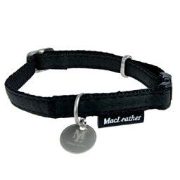 ZOLUX MAX LEATHER Obojok kožený čierny 25mm
