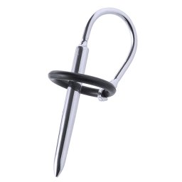 Push Production Smooth Penis Plug with Silicone Ring