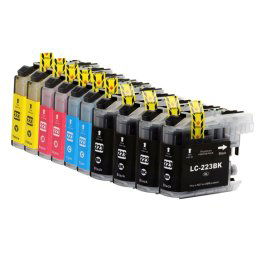 (10pack) BROTHER LC-223 Value Pack ( LC223 multipack ) - kompatibilné náplne do tlačiarne Brother